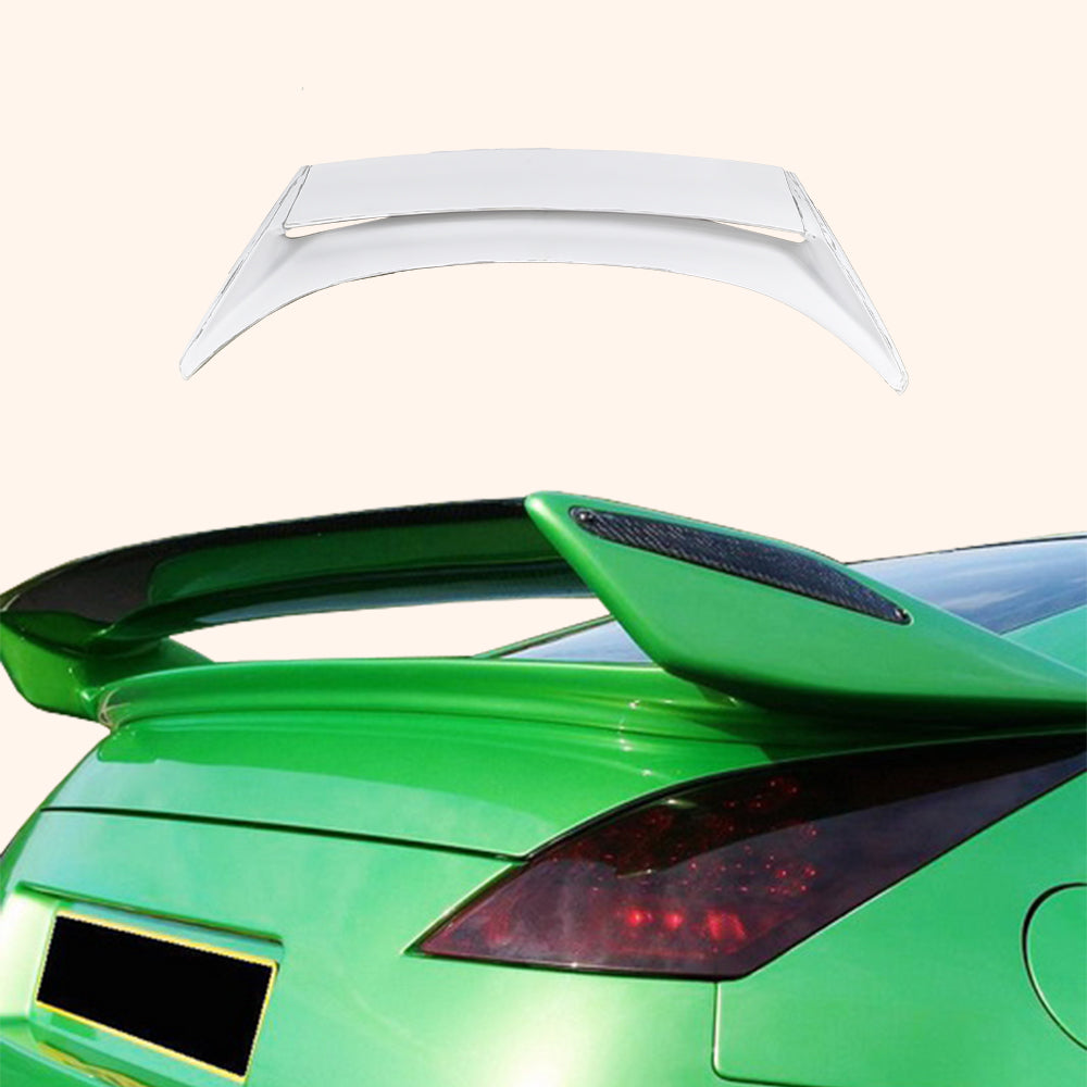 Nissan Fairlady Z 350Z Z33 NIS2 Fiberglass Unpaint Rear Trunk Spoiler Wing
