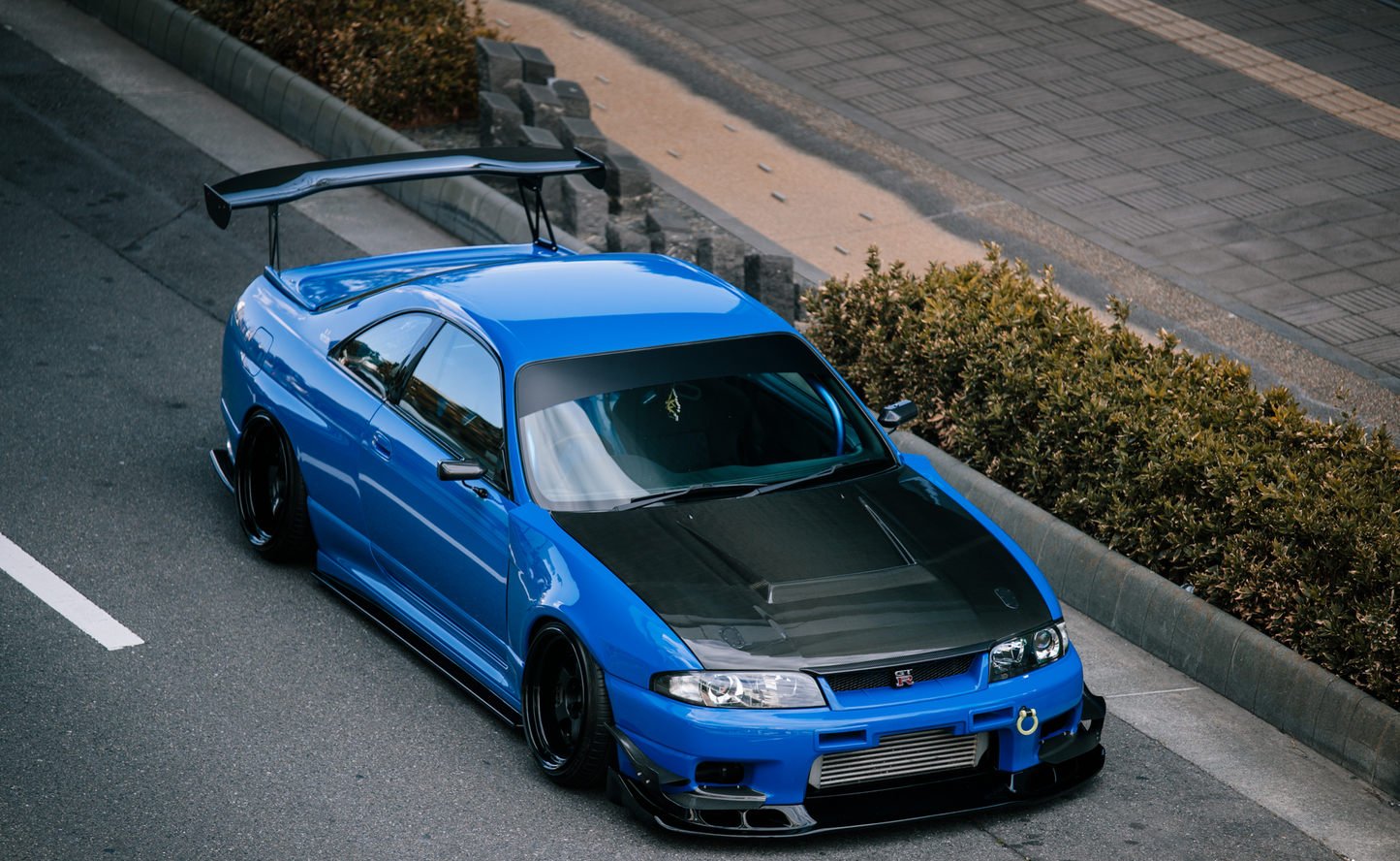 1995-1998 Nissan Skyline R33 GTR OEM Front Bumper AS Canard