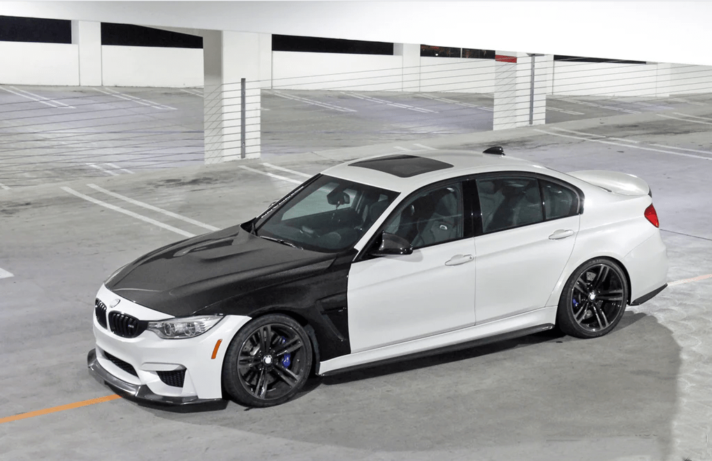 2012-2018 BMW 3 Series (F30 / F31) M3 Style FIberglass Fender Pair Kazento Carbon Parts 车身侧板 Fiber Glass (Unpaint) F30-FF-ADL-FRP