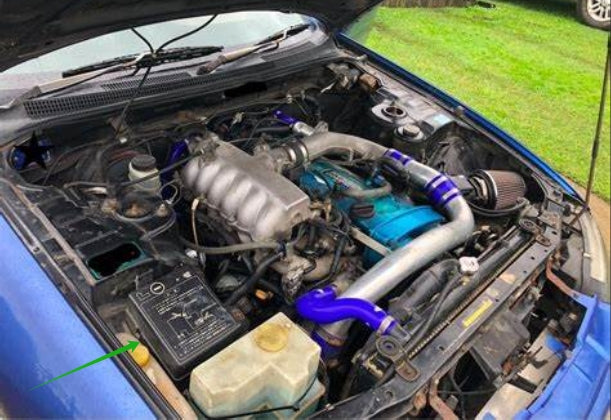 Nissan Skyline R33 KZ Style Carbon Fiber Engine Accessories Fuse Box