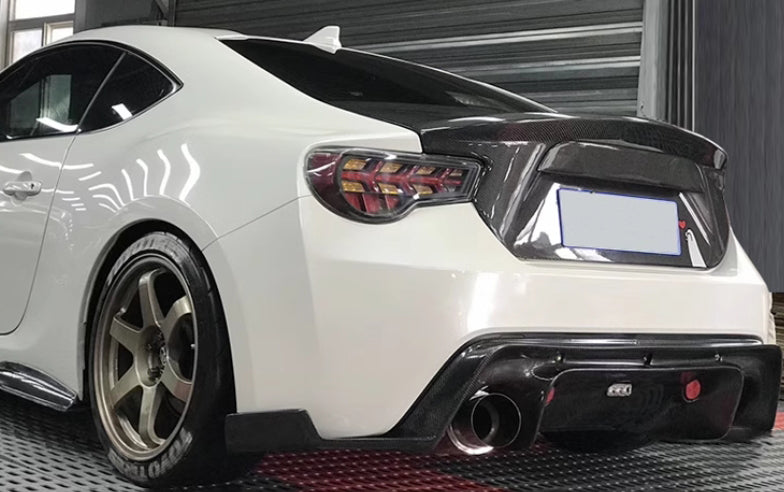 For Toyota GT86 FT86 BRZ 2012-20 Coupe Raise UP Style Carbon Rear Trunk Boot Lid - Kazento Carbon Parts