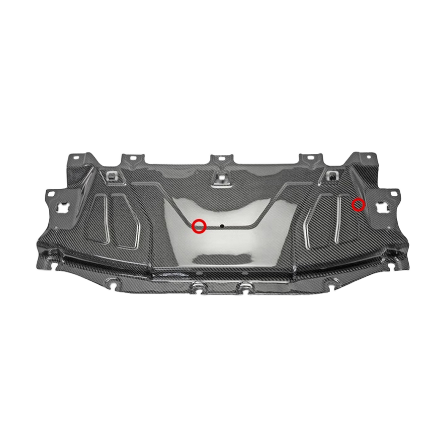 For Toyota GR Supra A90 OE Style Carbon Fiber Radiator Plate Cooling Panel - Kazento Carbon Parts
