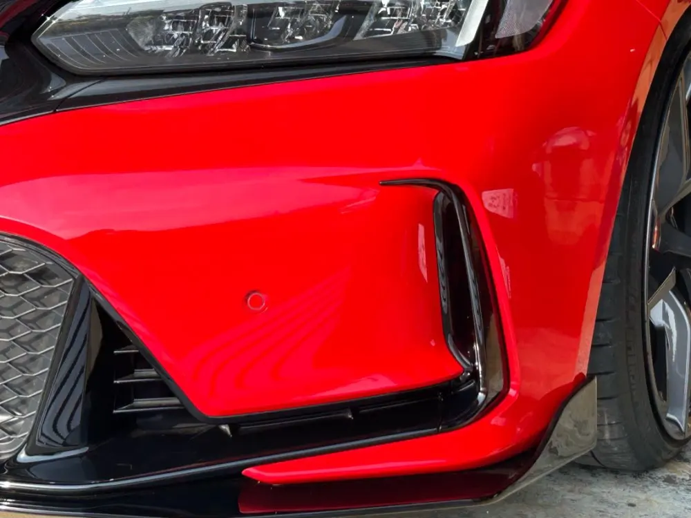 Kazento For Honda Civic Type R FL5 2023-24 ABS Front Bumper Fog Light Cover Pair - Kazento Carbon Parts