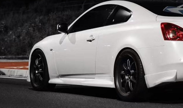 Infiniti G37 Coupe 2 Door 08-13 Fiberglass ZL Style Side Skirts