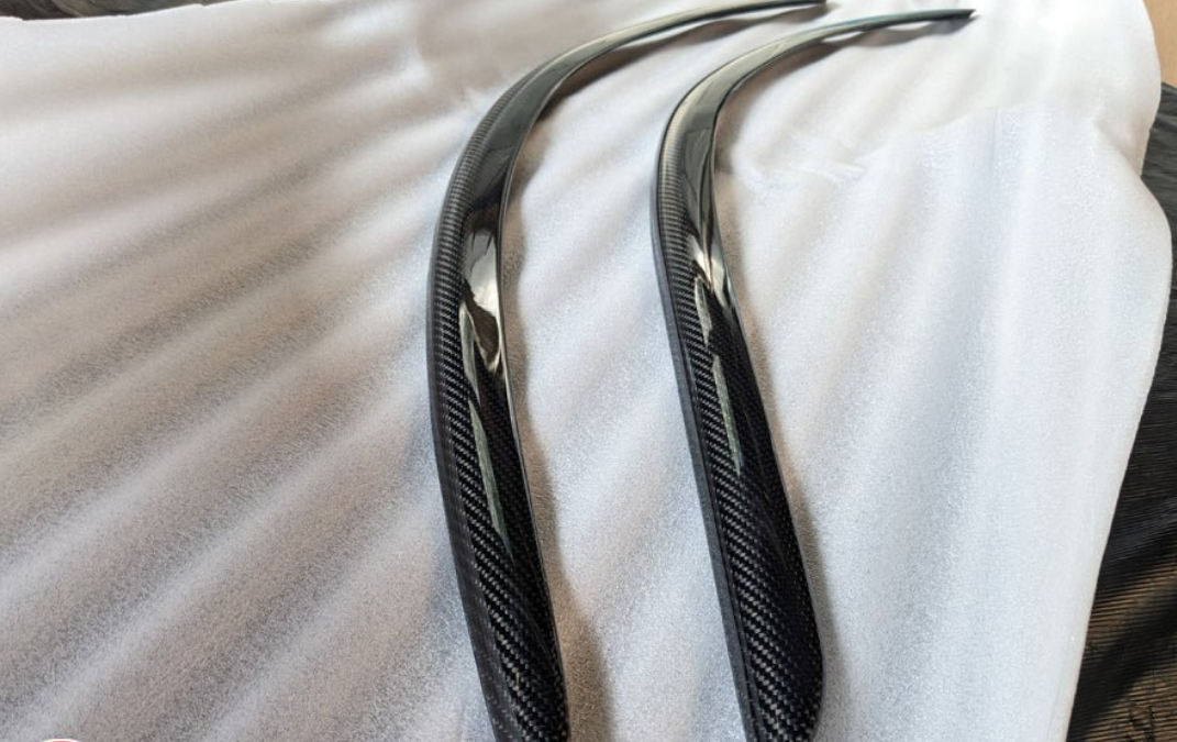 For Toyota 93-98 Supra JZA80 KZ Style Carbon Fiber Wind Trim Visor Deflector - Kazento Carbon Parts