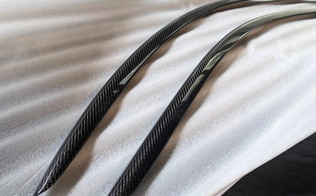 For Toyota 93-98 Supra JZA80 KZ Style Carbon Fiber Wind Trim Visor Deflector - Kazento Carbon Parts