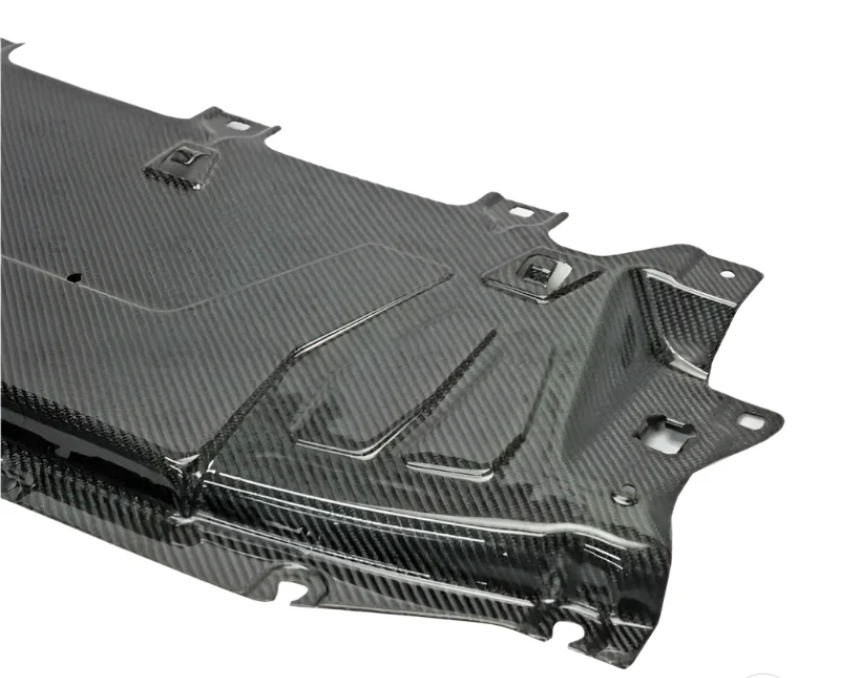 For Toyota GR Supra A90 OE Style Carbon Fiber Radiator Plate Cooling Panel - Kazento Carbon Parts