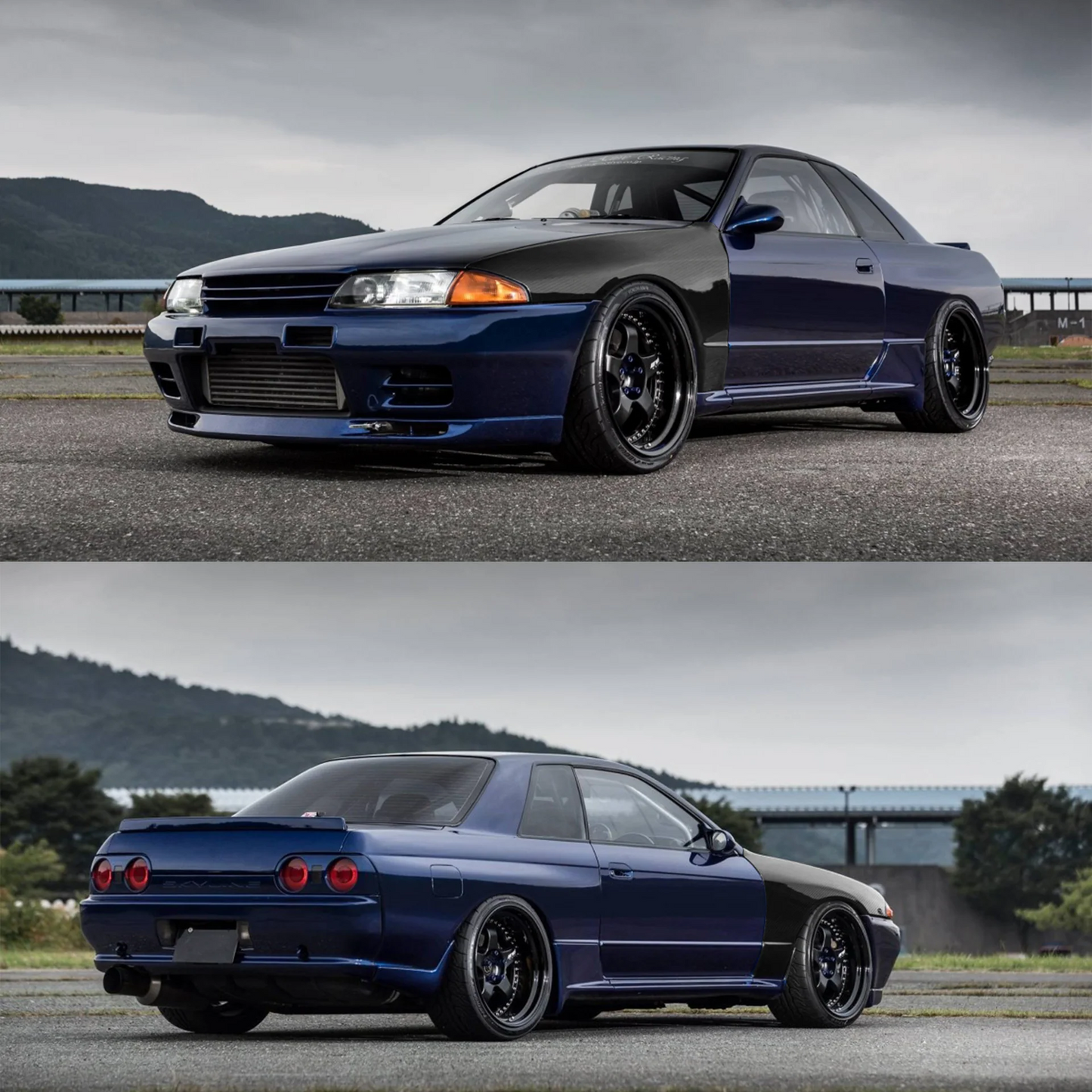 Nissan Skyline R32 (GTS Only) OE Style Red Carbon Fiber Front Fender