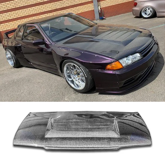 Skyline R32 GTR Nismo Style Front Vented Hood 1989-1994