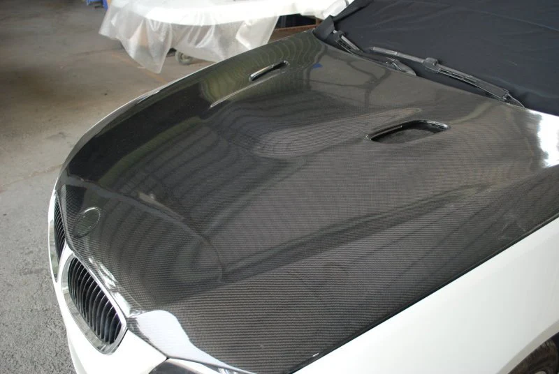 BMW E92 M3 2 Door Coupe 11-13 Carbon Fiber KZ Front Bumper Hood Bonnet