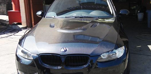 BMW E92 M3 2 Door Coupe 11-13 Carbon Fiber KZ Front Bumper Hood Bonnet