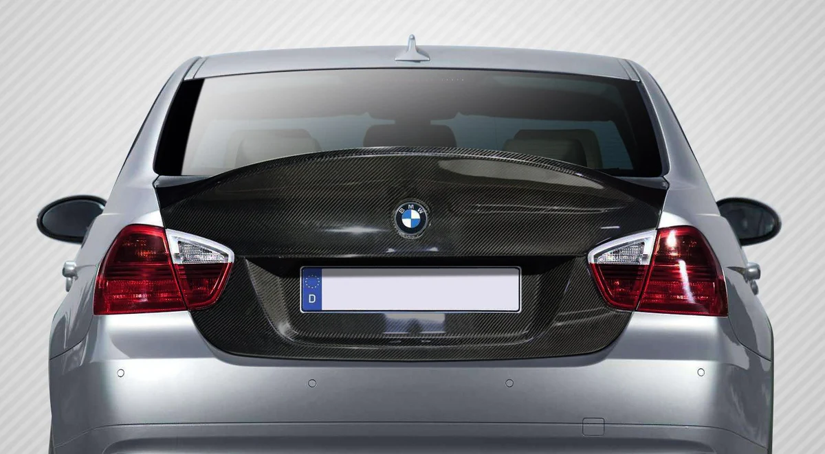 BMW E90 3 Series Sedan 05-08 Only Ducktail Style Carbon Rear Trunk