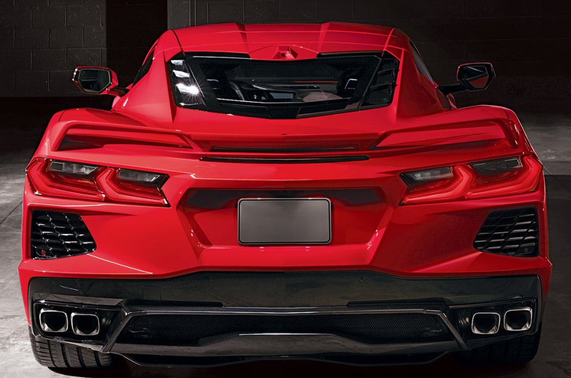 Chevrolet Corvette C8 20-24 Carbon OE Style Rear Trunk Spoiler Wing
