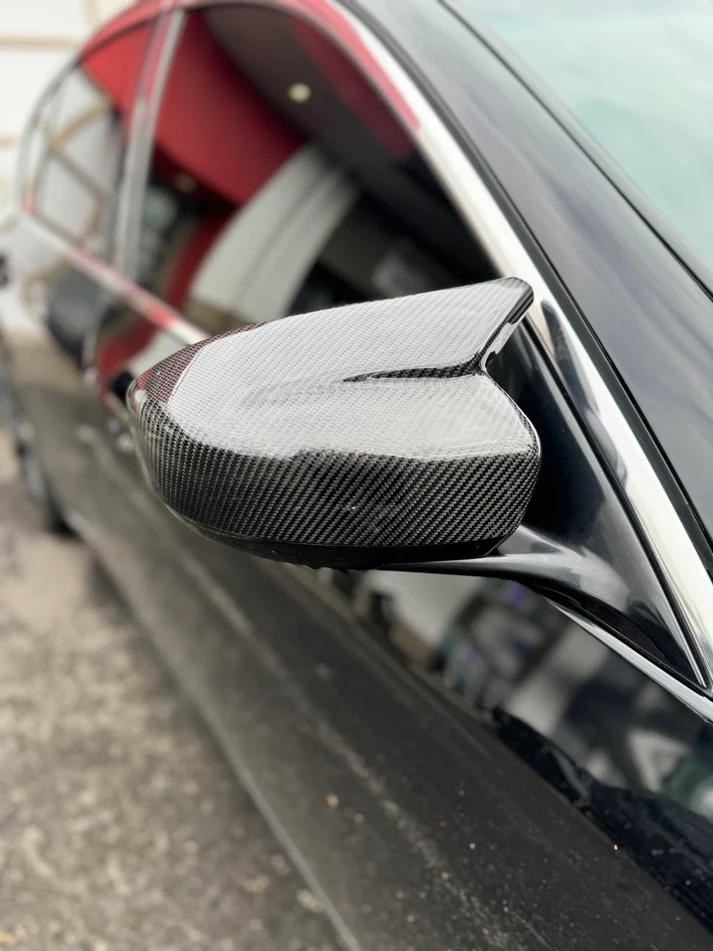 G25 G37 G37S G37X 2009-2017 Carbon M-Style Mirror Caps (Replacement)