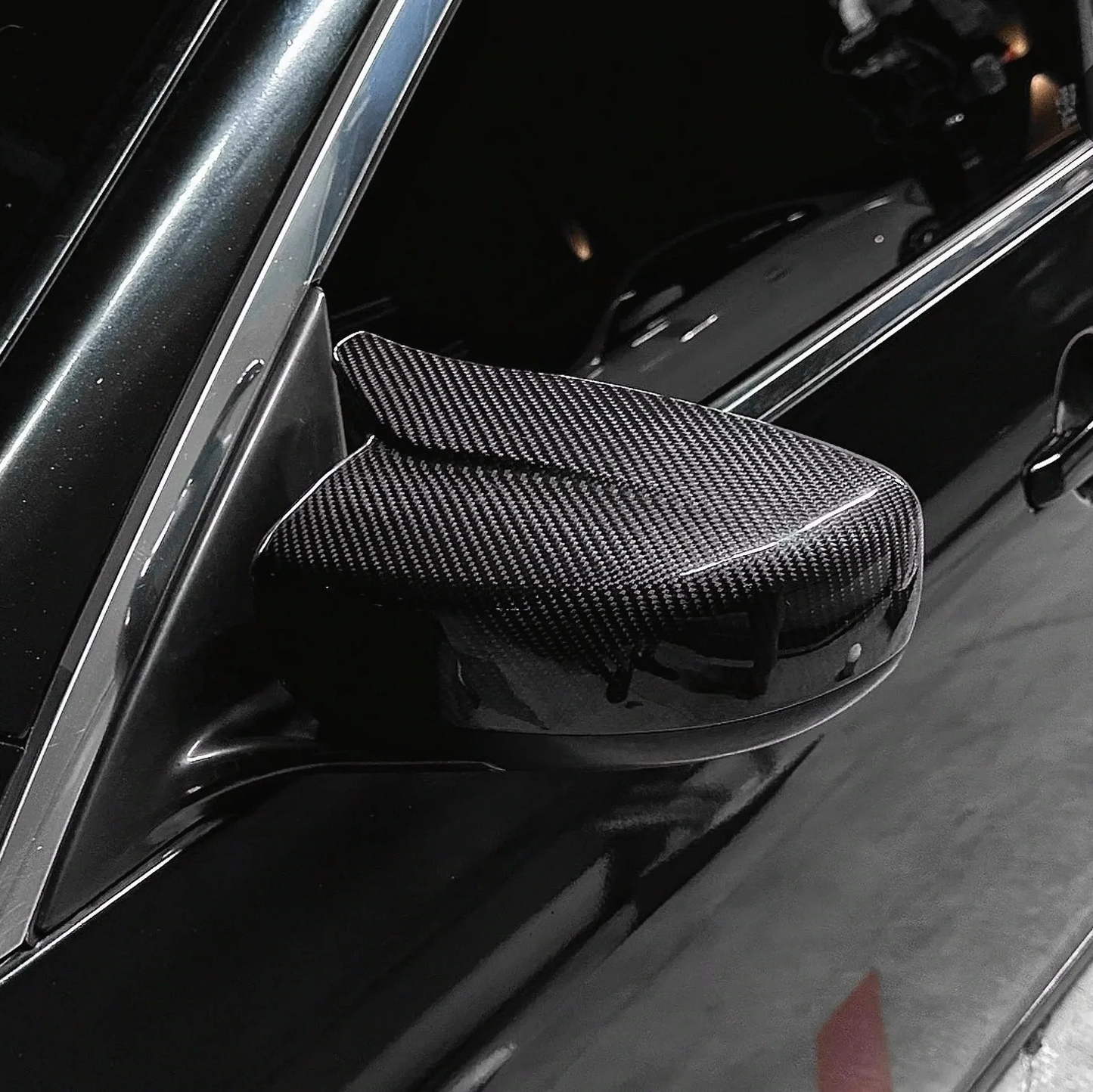 G25 G37 G37S G37X 2009-2017 Carbon M-Style Mirror Caps (Replacement)