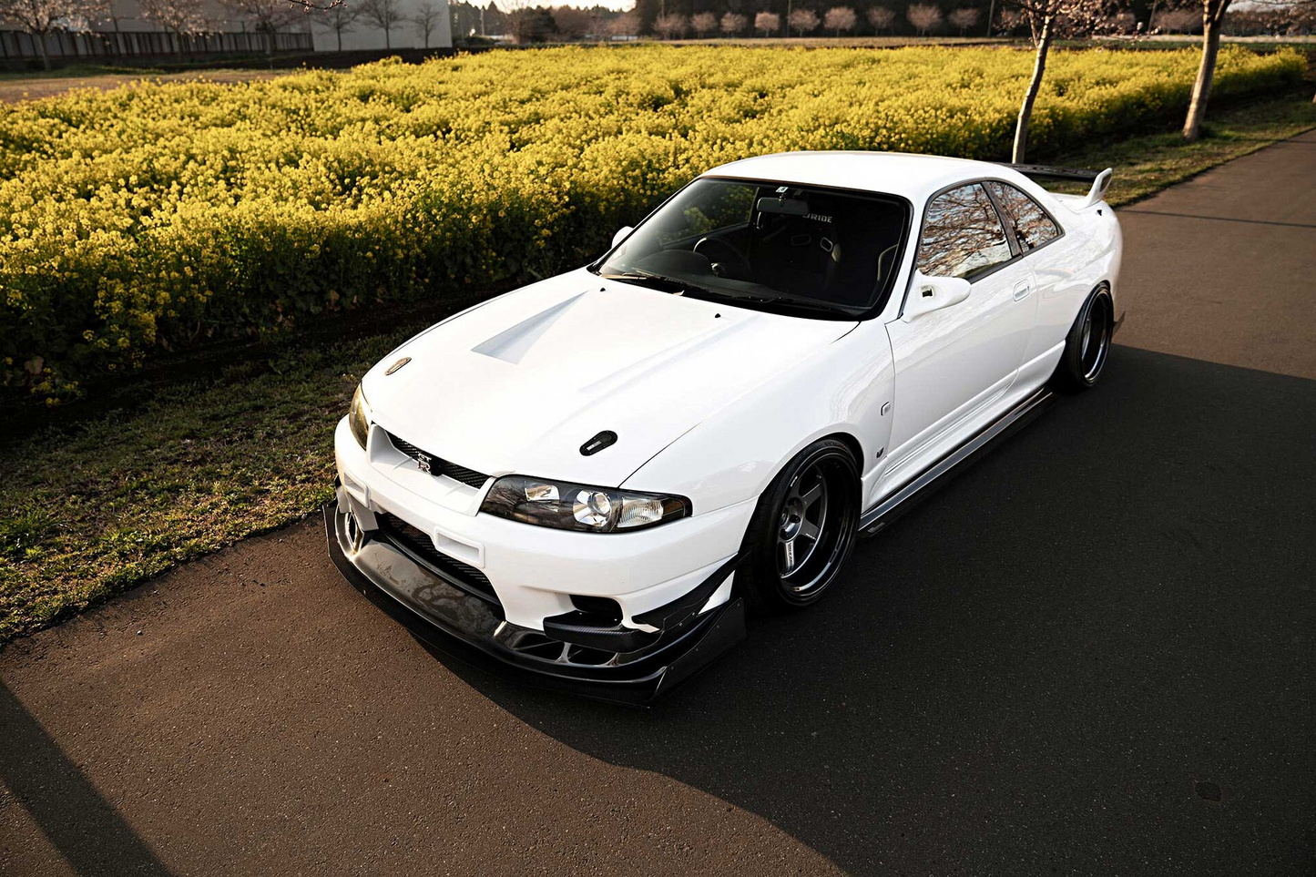 1995-1998 Nissan Skyline R33 GTR OEM Front Bumper AS Canard