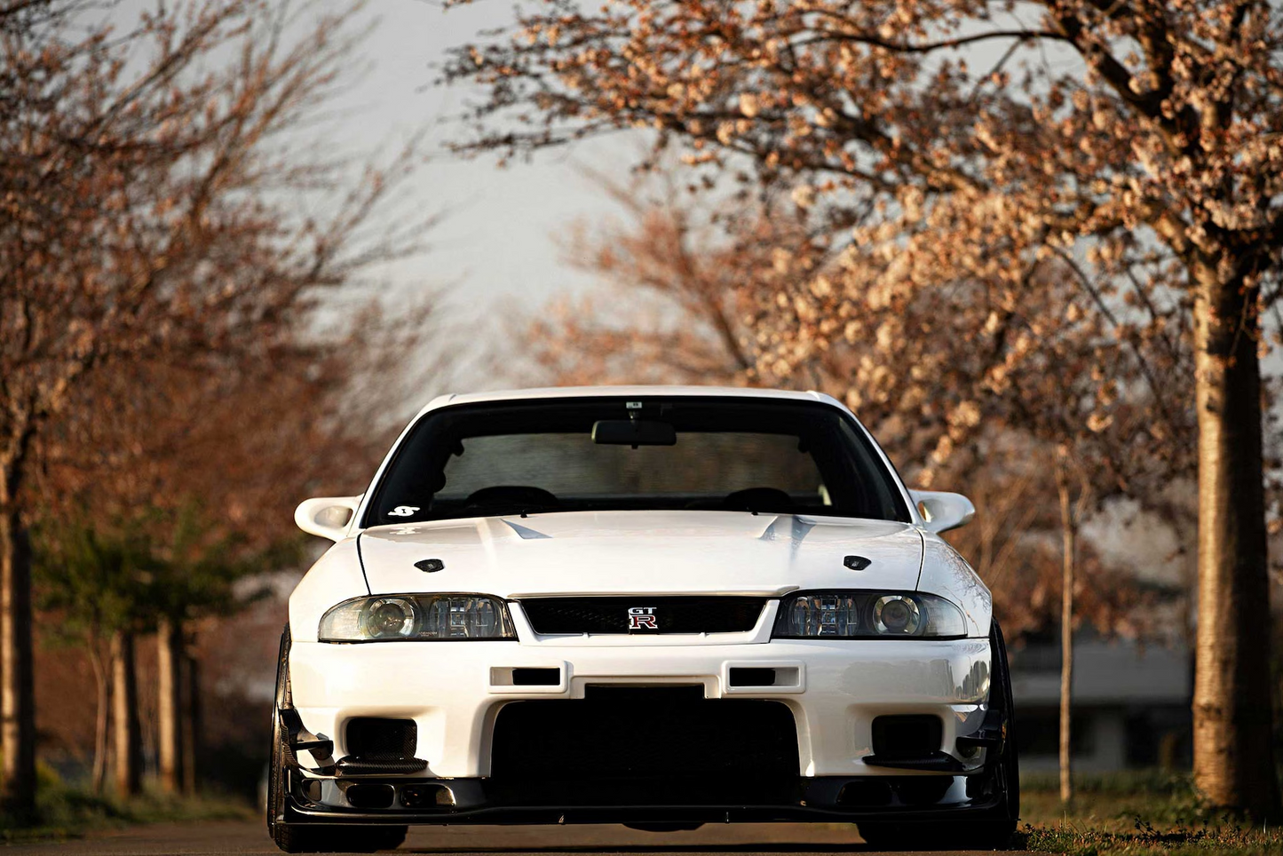 1995-1998 Nissan Skyline R33 GTR OEM Front Bumper AS Canard