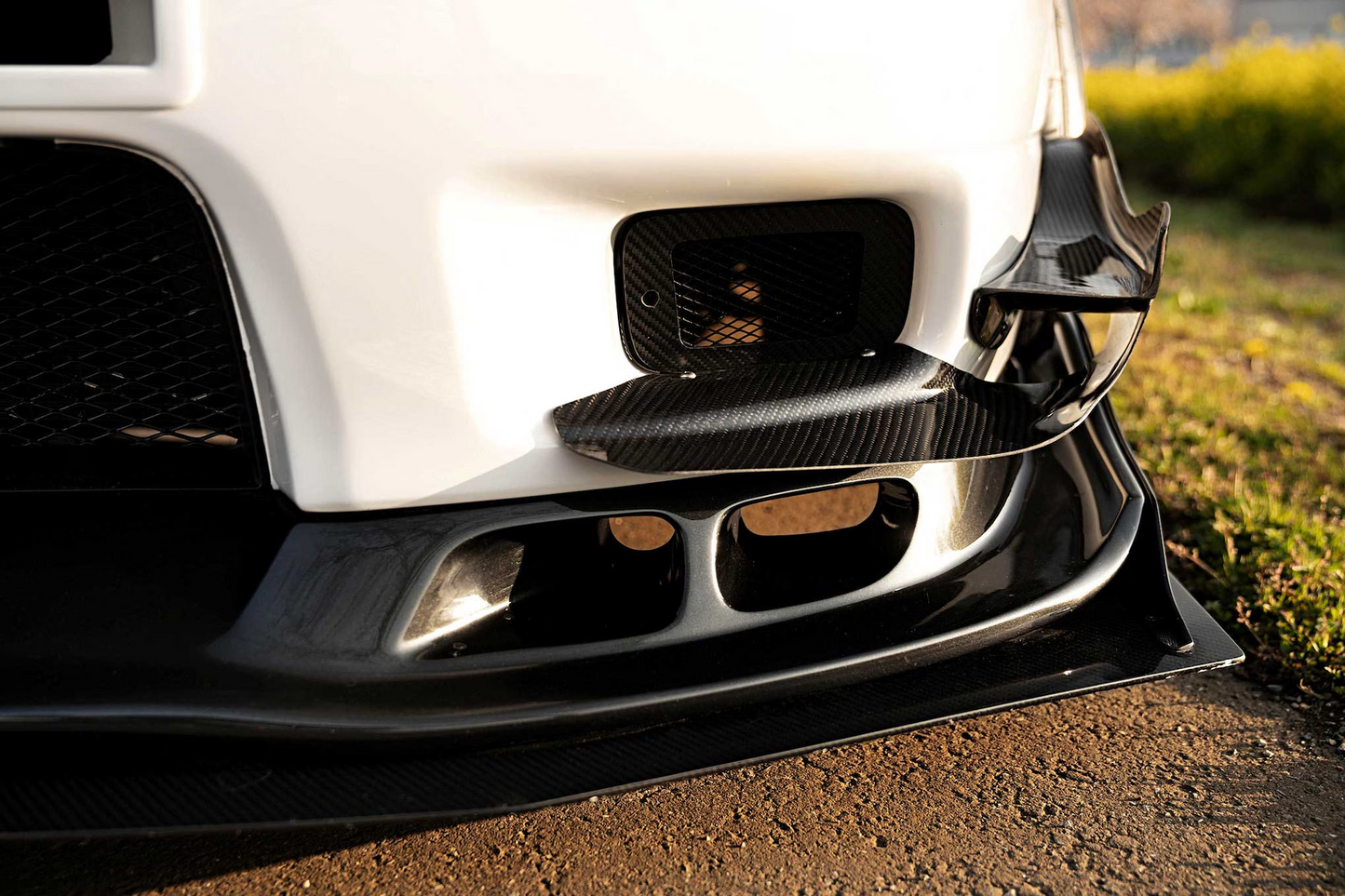 1995-1998 Nissan Skyline R33 GTR OEM Front Bumper AS Canard