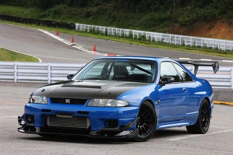 1995-1998 Nissan Skyline R33 GTR OEM Front Bumper AS Canard