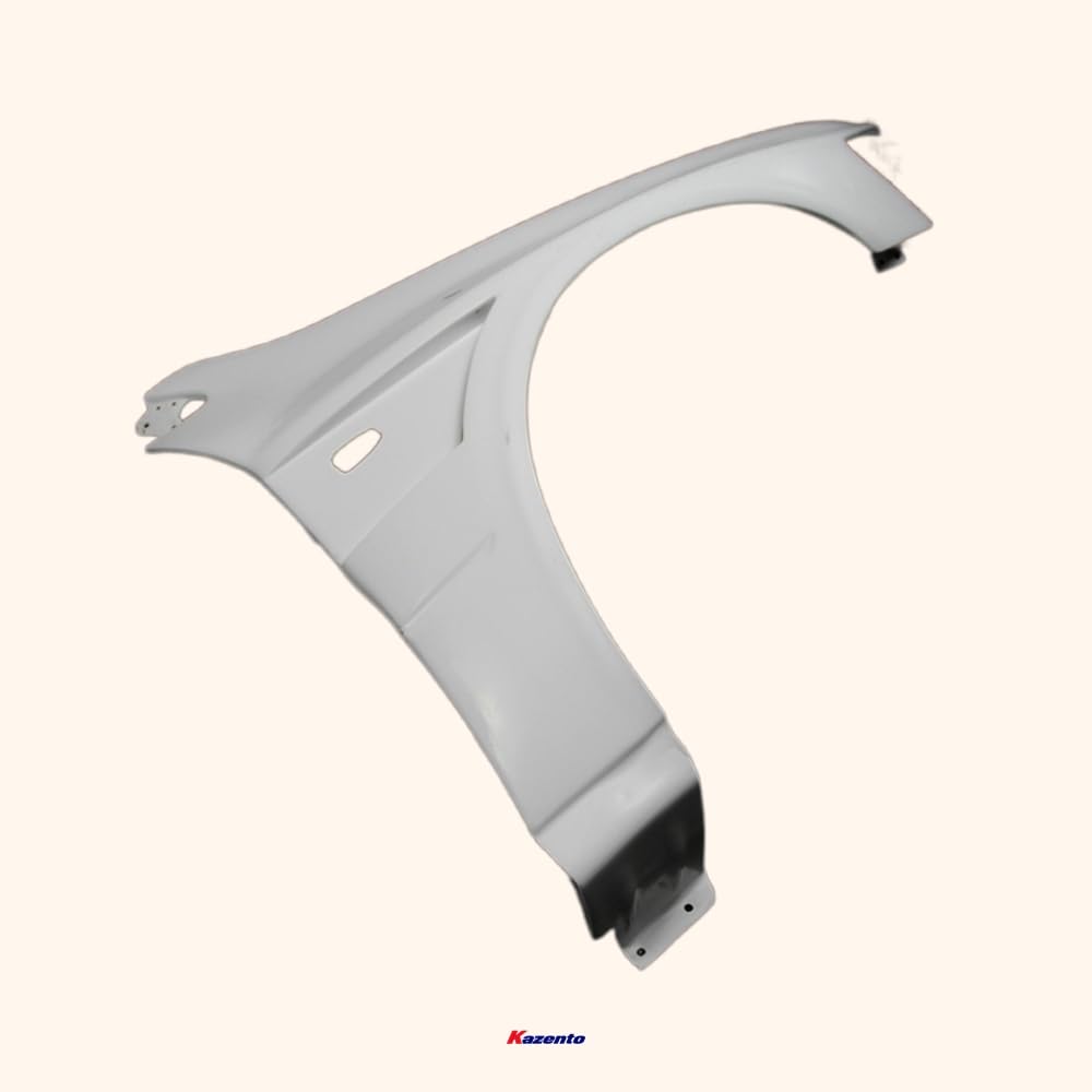 Kazento For Mitsubishi Evolution 8 9 Front Wider Single Vented Fender (+10Mm) Fiber Glass - Kazento Carbon Parts