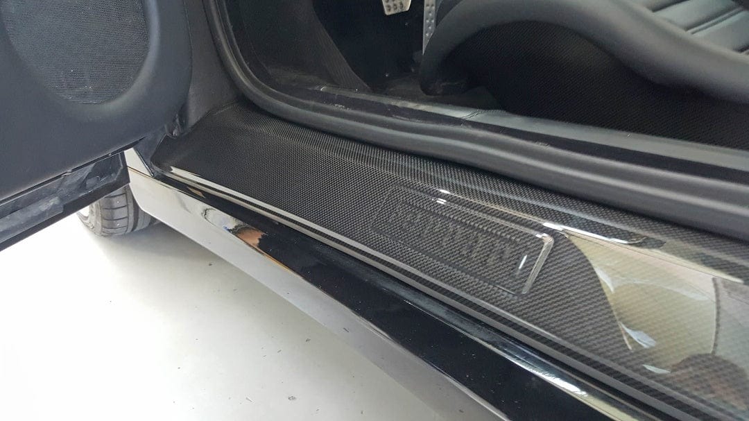 3K Carbon Fiber Bottom Door Sill Panel Plate For Ferrari F430 F360 Kazento Carbon Parts Carbon Fiber F430-DS-B-1KCF