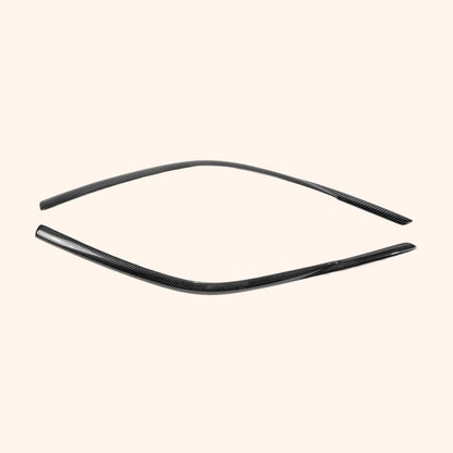 Kazento For Nissan Skyline R34 GTT GTR Carbon Fiber Wind Deflector Window Rainproof - Kazento Carbon Parts