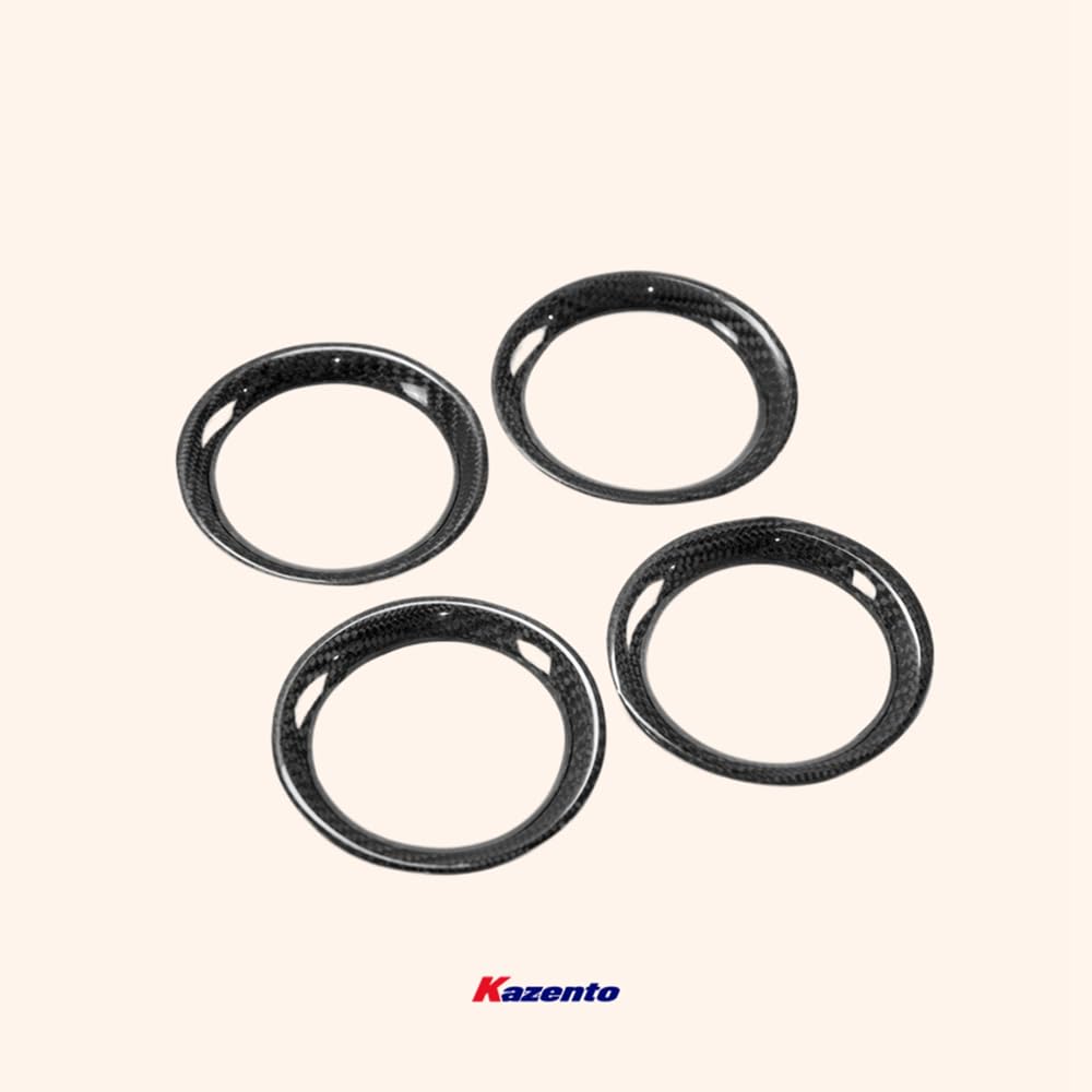 Kazento For 2008-2016 Nissan GTR R35 Carbon Interior Dash Air Conditional Duct Cover - Kazento Carbon Parts