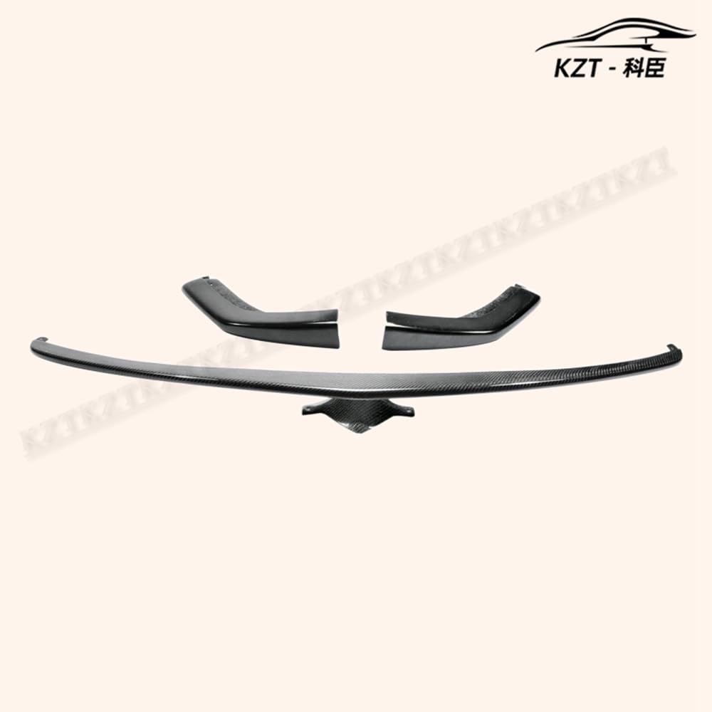 for Mazda Rx8 Late 09-12 R3 Tk Style 3Pcs Front Bumper Lip Chin Splitter Spoiler Partial Carbon Fiber(Mid Piece) Body Kits - Kazento Carbon Parts