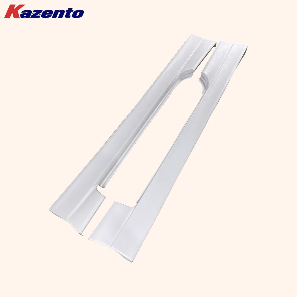 Kazento For Nissan Skyline R33 GTST MS Style Fiberglass FRP Unpaint Side Skirt Kits - Kazento Carbon Parts