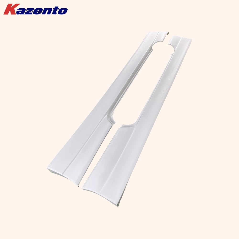 Kazento For Nissan Skyline R33 GTST MS Style Fiberglass FRP Unpaint Side Skirt Kits - Kazento Carbon Parts