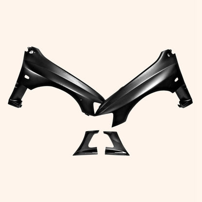 Kazento For Evolution 8 9 For Mitsubishi Vrs Style Aero Gt Front Vented Fender Partial Carbon Fiber(Vents) - Kazento Carbon Parts