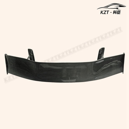 For Honda Civic FD2 Js Racing Rear GT Spoiler (1500mm long) Partial Carbon Fiber(base with FRP) Car Body Parts Kits - Kazento Carbon Parts