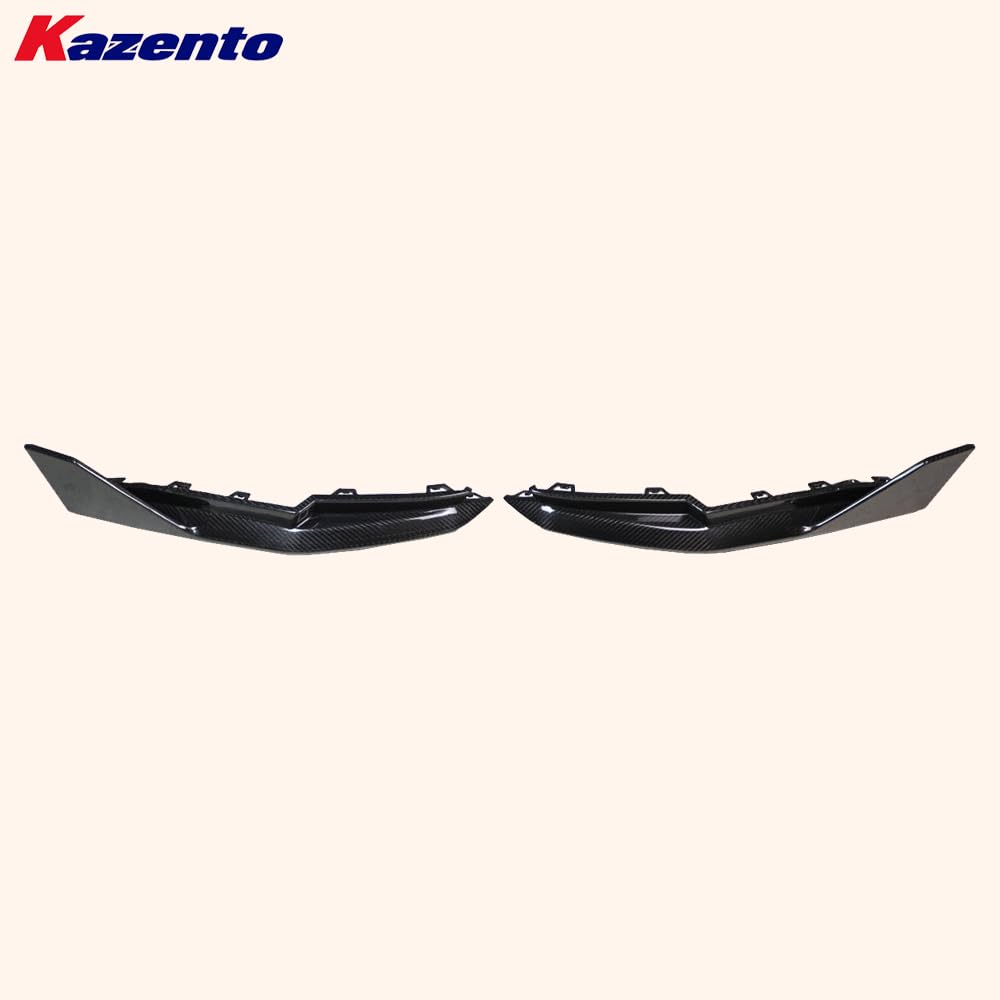 Kazento For BMW M4 G82 20-24 2 Door Coupe Rear Bumper Spat Lip Pair - Kazento Carbon Parts