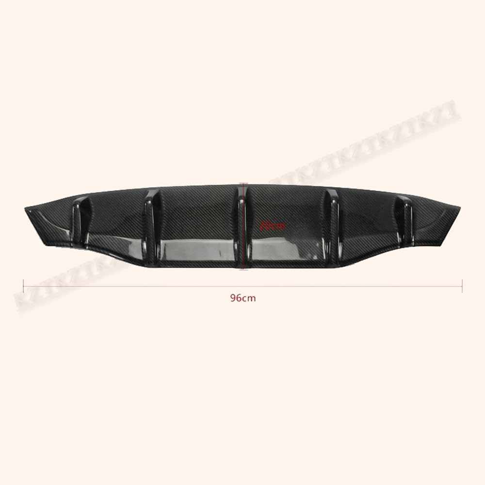 For Kia Stinger Type M Rear Diffuser Add On Carbon Fiber - Kazento Carbon Parts