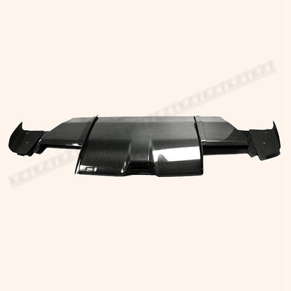 For Subaru Impreza 10 Gr Sti Vrs Style 09 Style Rear Under Diffuser W/Side Add On Carbon Fiber - Kazento Carbon Parts