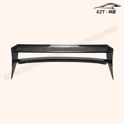 For Mini Cooper S R56 M7 Style Rear Roof Spoiler (Aluminmum End Cap) Partial Carbon Fiber(Blade) Car Body Parts Kits - Kazento Carbon Parts