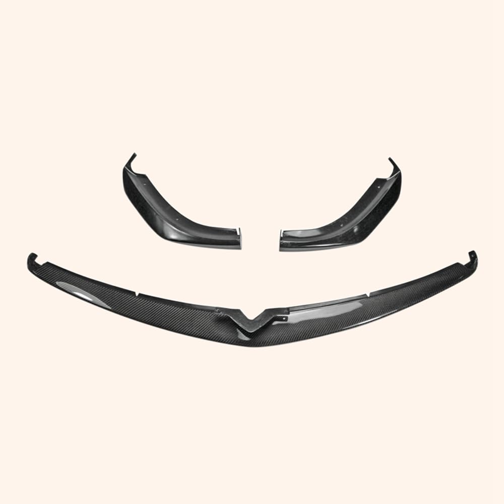 for Mazda Rx8 Late 09-12 R3 Tk Style 3Pcs Front Bumper Lip Chin Splitter Spoiler Partial Carbon Fiber(Mid Piece) Body Kits - Kazento Carbon Parts