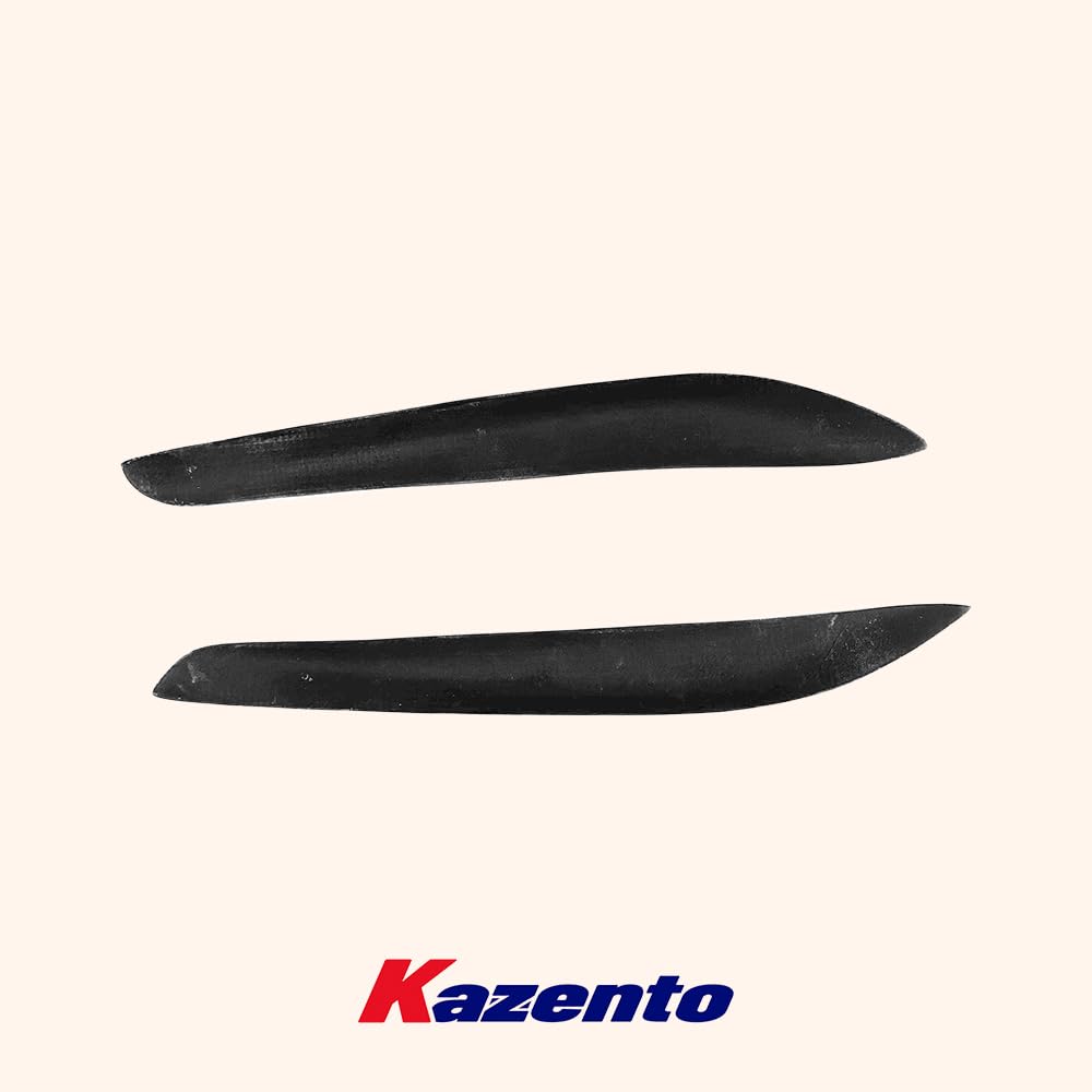 Kazento For 99-07 Nissan Skyline R34 GTR GTT GTS Front Bumper Headlight Eyelid Eyebrow - Kazento Carbon Parts