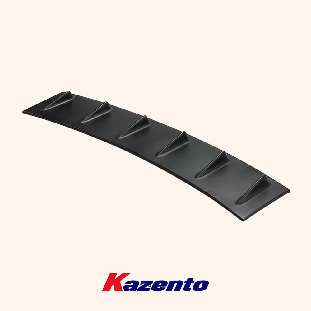 Kazento For Nissan GTR R35 (08-16 Only) VTX Style Fiberglass Roof Spoiler Wing Lip - Kazento Carbon Parts