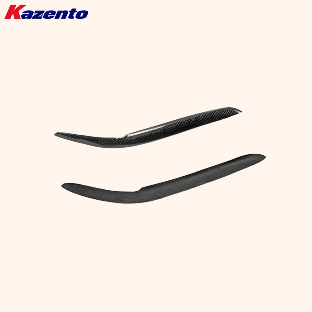 Kazento For Subaru Impreza GC GF Sedan WRX STI 1998-00 Carbon Headlight Eyelid Eyebrow - Kazento Carbon Parts