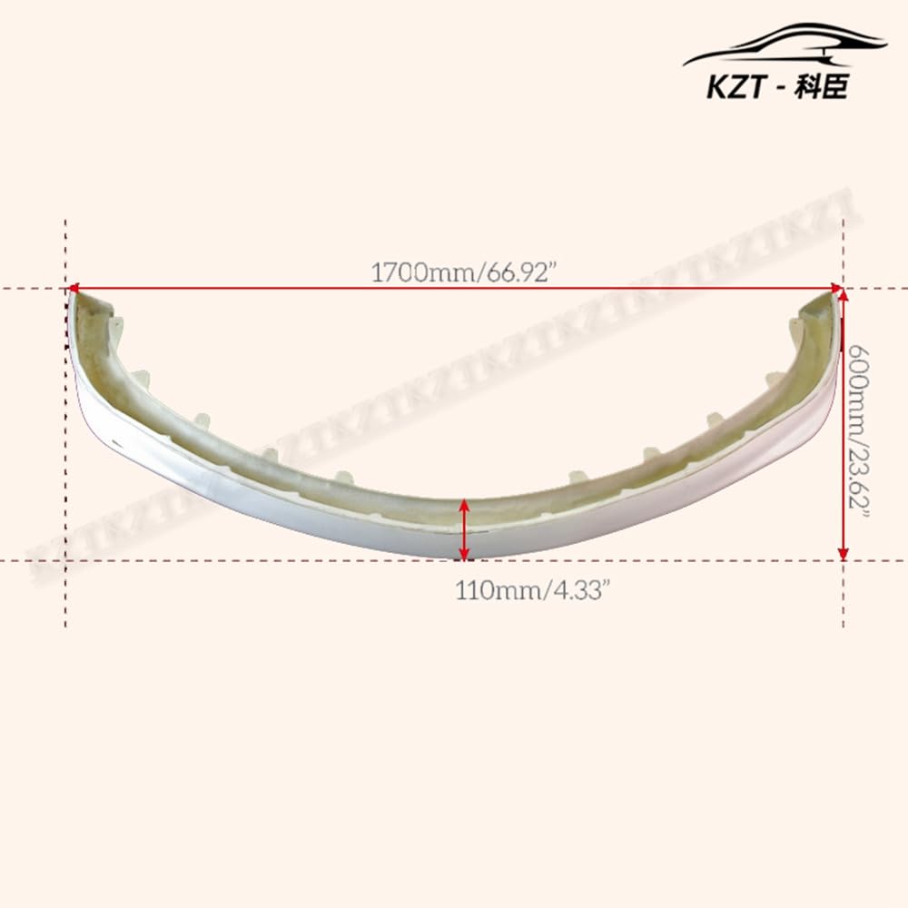 For Mitsibishi Evolution 8 D-Style Front Bumper Lip Chin Splitter Spoiler Fiber Glass Body Kits - Kazento Carbon Parts