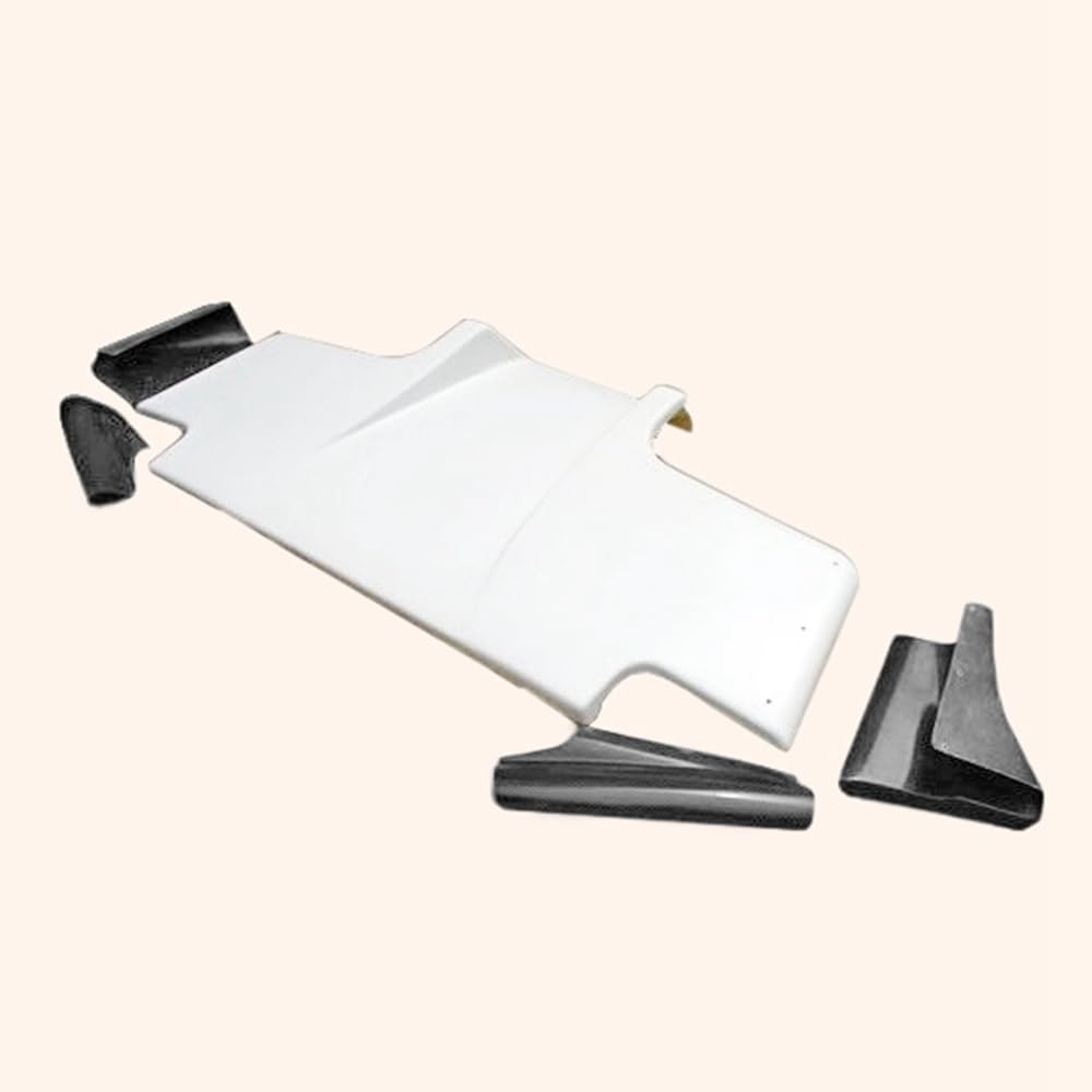 For Skyline R32 Gtr Gts Ts Style For Nissan Rear Diffuser W/ Metal Fitting Accessories (3Pcs) Fiber Glass - Kazento Carbon Parts