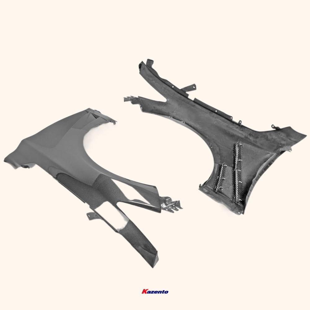 Kazento For Infiniti Q50 V37 Epa Type 2 Front Vented Fender (No Upper Vent) Carbon Fiber - Kazento Carbon Parts