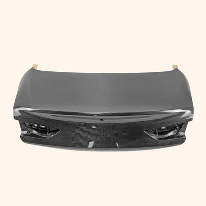 Kazento For Infiniti Q60 Coupe 2018+ OE Style Carbon Fiber Rear Trunk Boot Lid Cover - Kazento Carbon Parts
