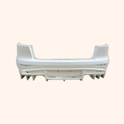 Kazento For Mitsubishi EVO 10 X CZ4A 07-16 VRS Style Ultimate Rear Bumper Fiberglass - Kazento Carbon Parts