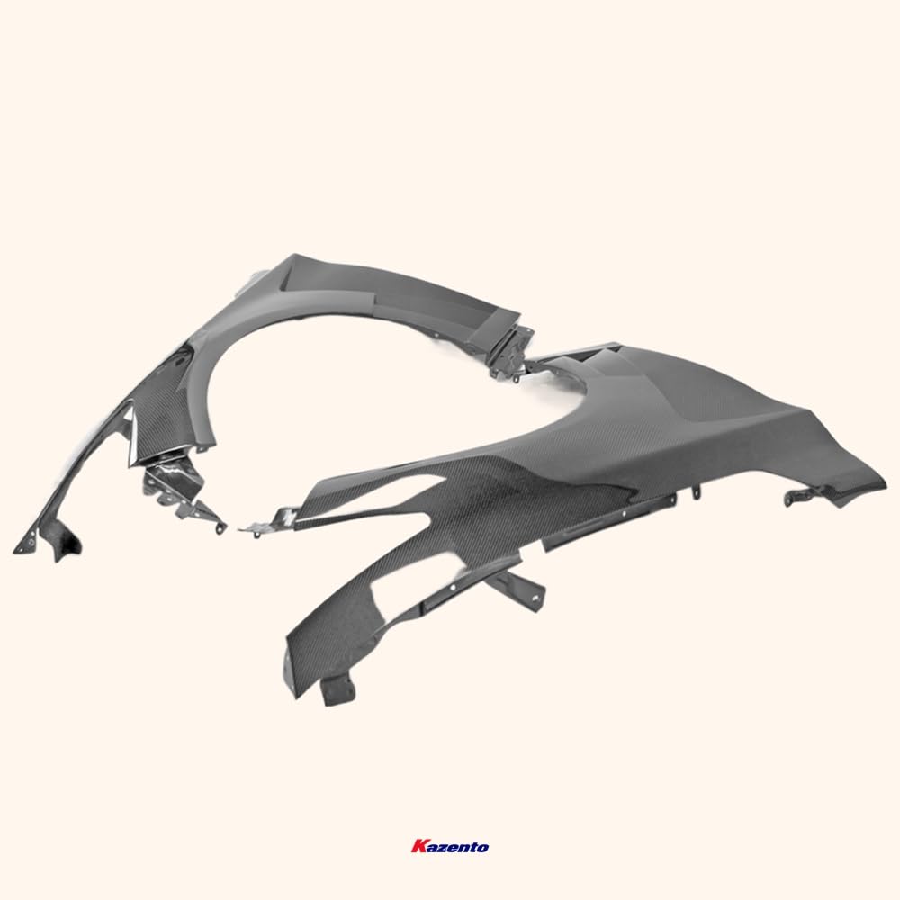 Kazento For Infiniti Q50 V37 Epa Type 2 Front Vented Fender (No Upper Vent) Carbon Fiber - Kazento Carbon Parts
