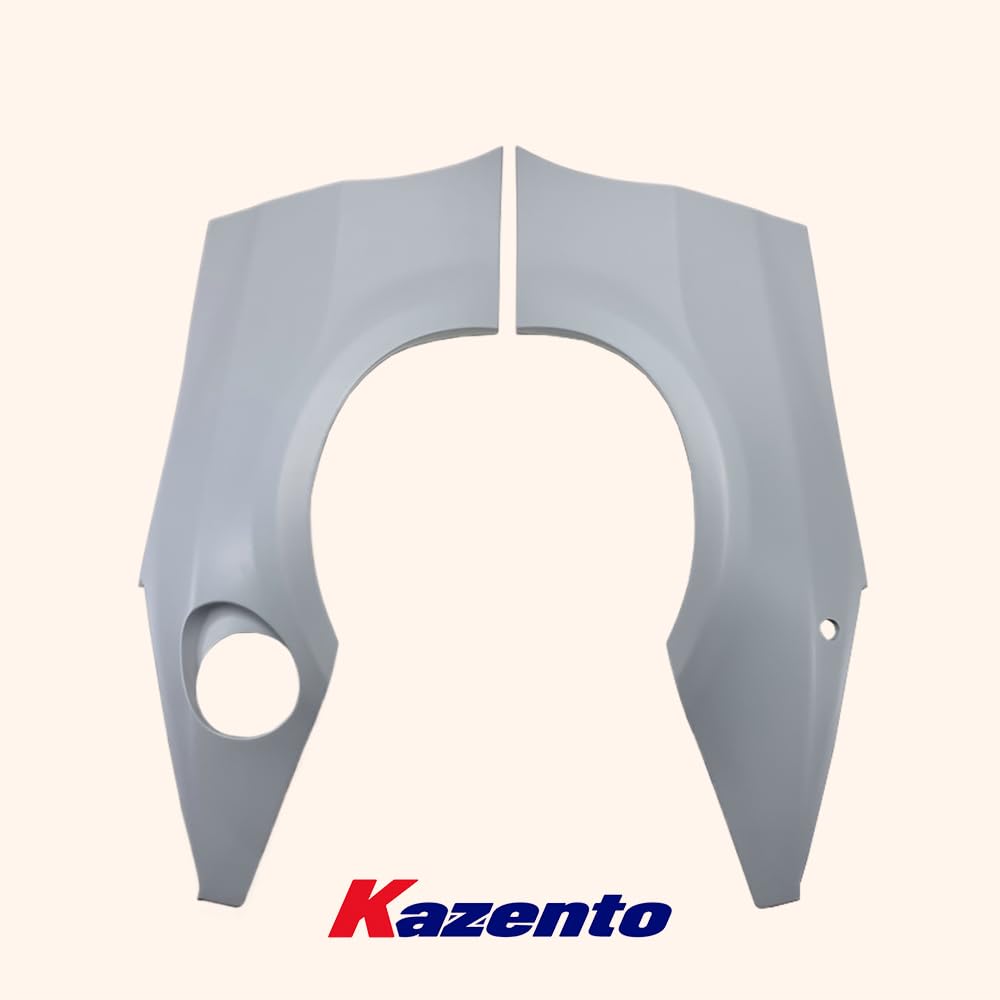 Kazento For Nissan Fairlady Z33 350Z DO Fiberglass Unpaint Wide Body Rear Bumper Fender - Kazento Carbon Parts