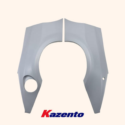 Kazento For Nissan Fairlady Z33 350Z DO Fiberglass Unpaint Wide Body Rear Bumper Fender - Kazento Carbon Parts