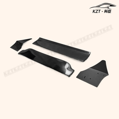 For Mini Cooper S R56 M7 Style Rear Roof Spoiler (Aluminmum End Cap) Partial Carbon Fiber(Blade) Car Body Parts Kits - Kazento Carbon Parts