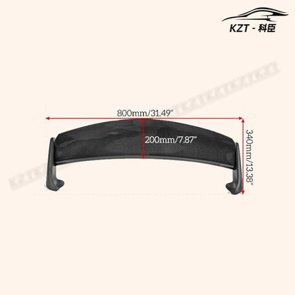 For Mini R50 R53 Mini Cooper AQR Type rear spoiler Partial Carbon Fiber(Blade) Car Body Parts Kits - Kazento Carbon Parts